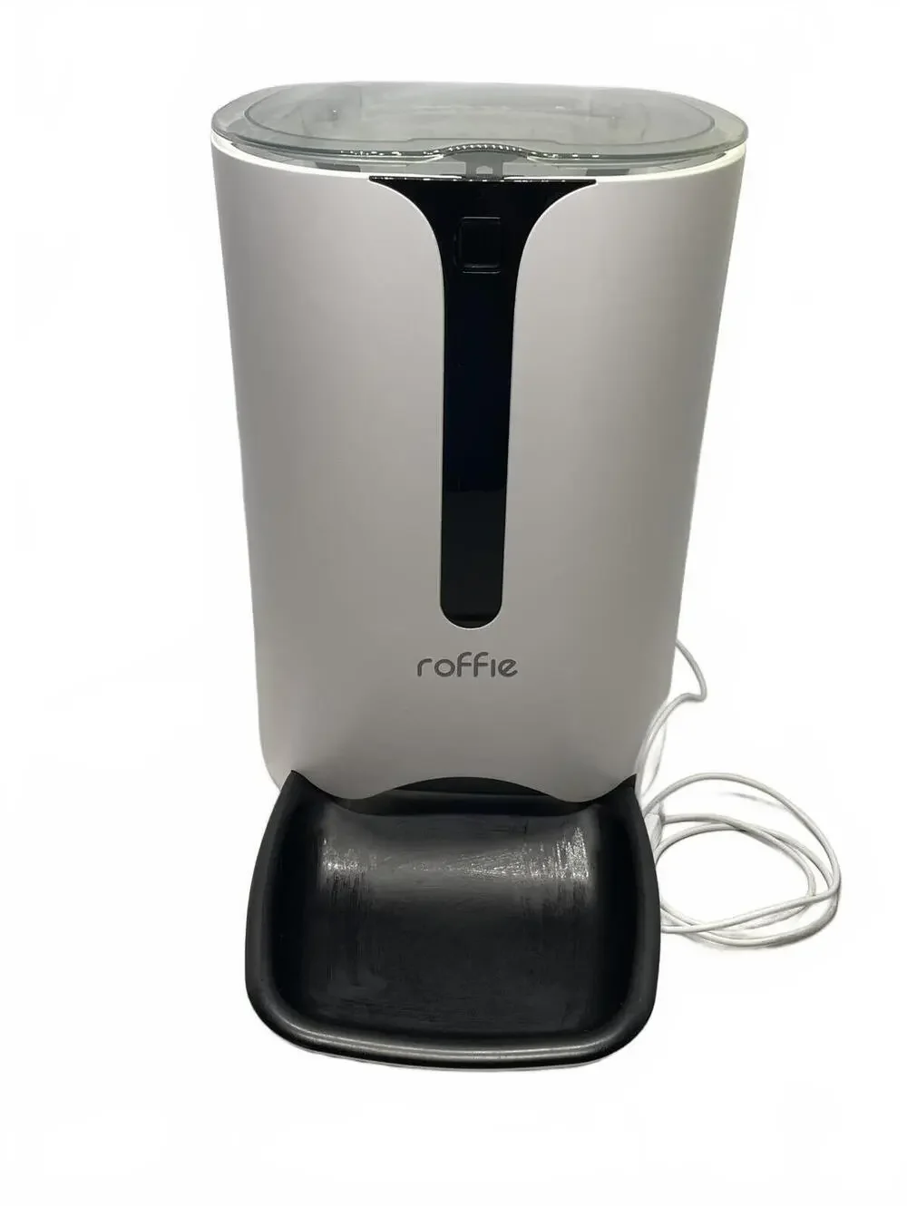 Roffie PF30 Automatic Pet Feeder with Bowl TESTED Shows Wear with LT food stains